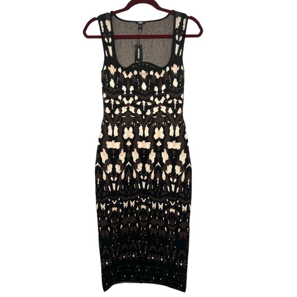 Express Body Contour Printed Knit Dress NWT Women’s XS - Picture 9 of 9